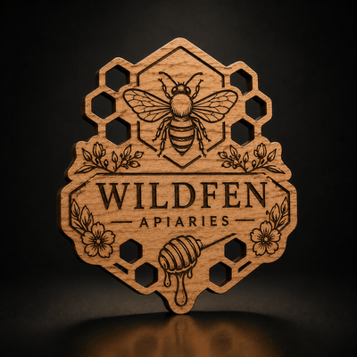 Picture of FULLY BESPOKE OAK PROMOTIONAL COASTER